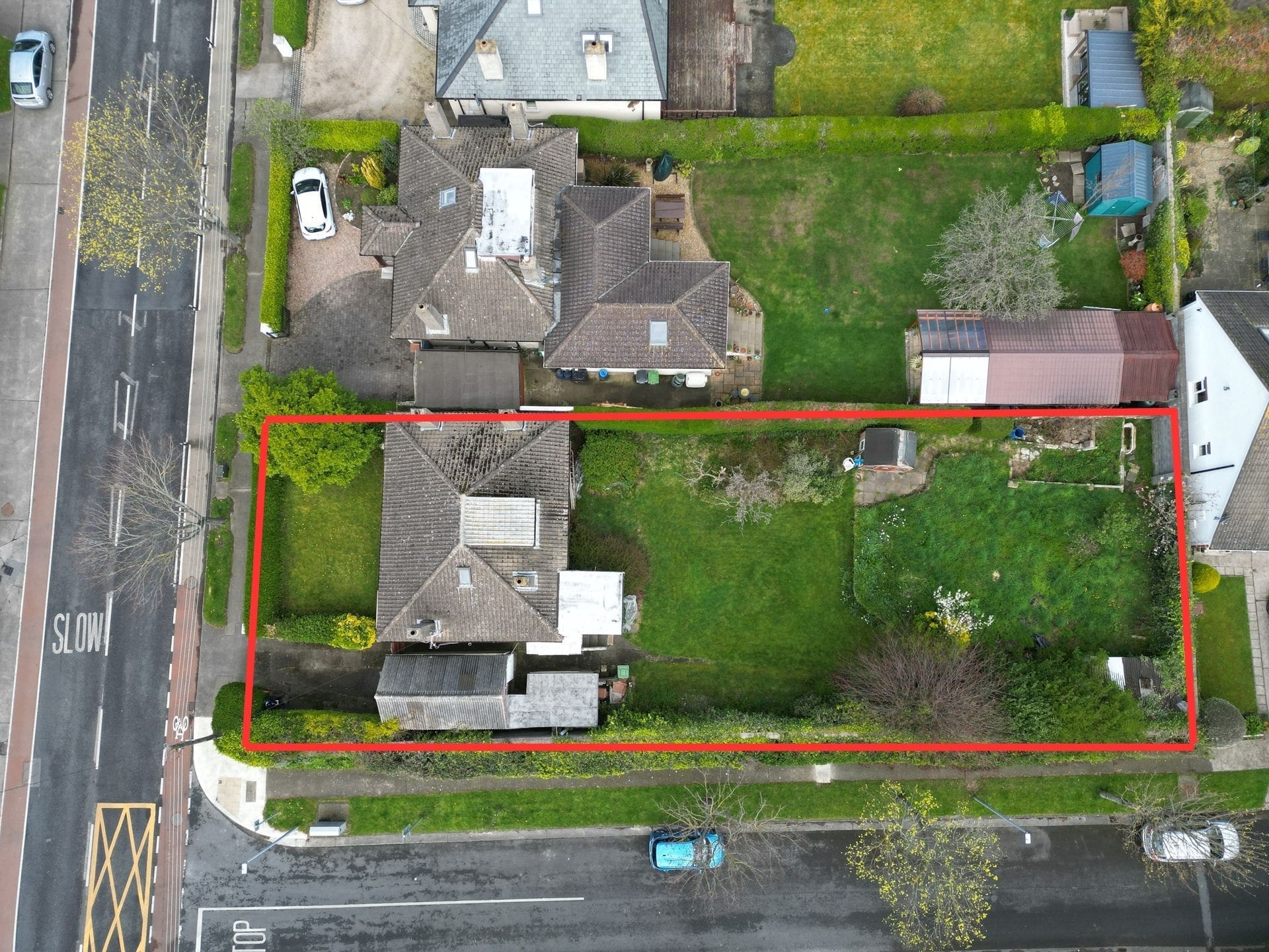 20 Warrenhouse Rd outline from side view