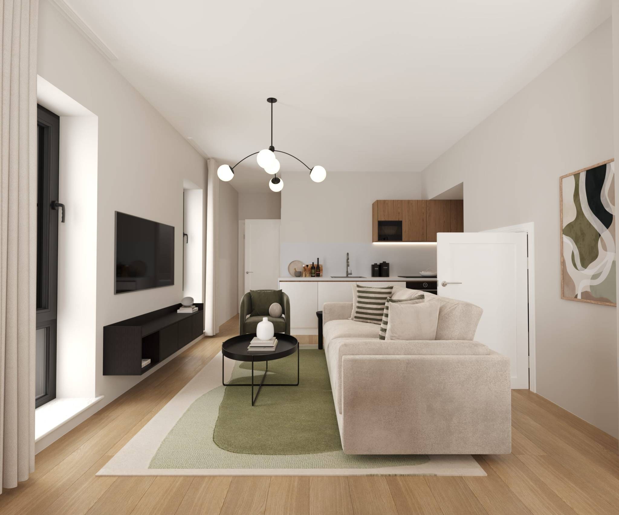 1 bed sitting One Bedroom Apartment, Yourell’s Meadows, The Back Road, Malahide, Co Dublin